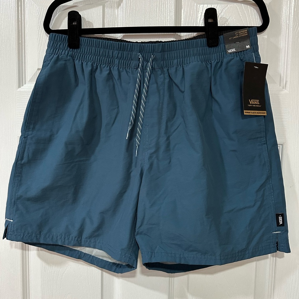 Vans Teal Primary Solid Swim Shorts